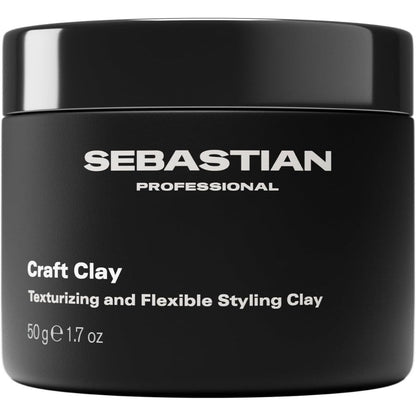 Sebastian Professional Craft Clay remoldable matte texturizer front view jar