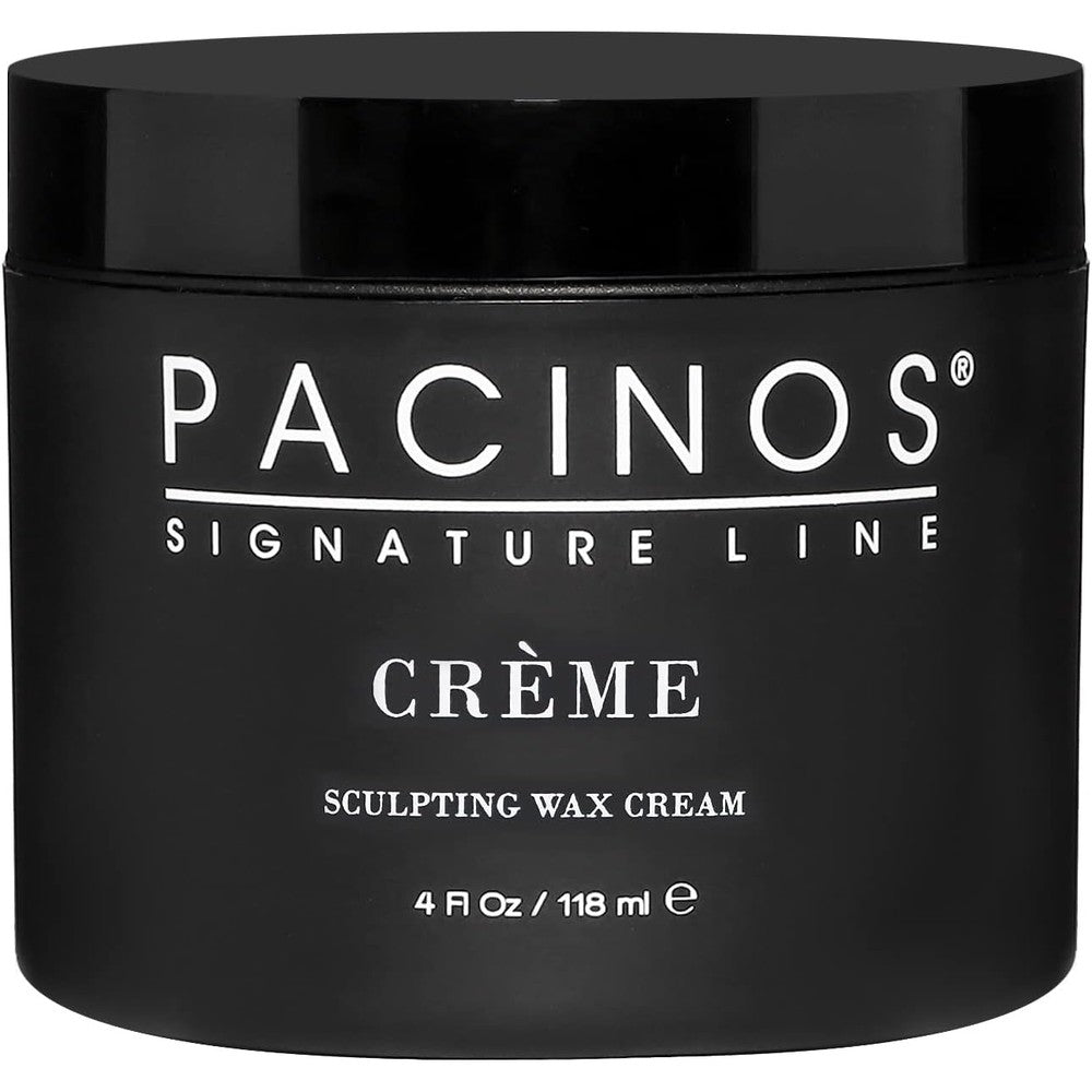 Pacinos Creme Hair Sculpting Wax Cream front view of jar