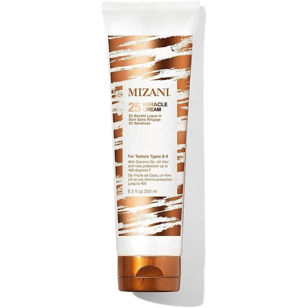 Mizani 25 Miracle Leave-In Cream 8.5 fluid ounces front view bottle