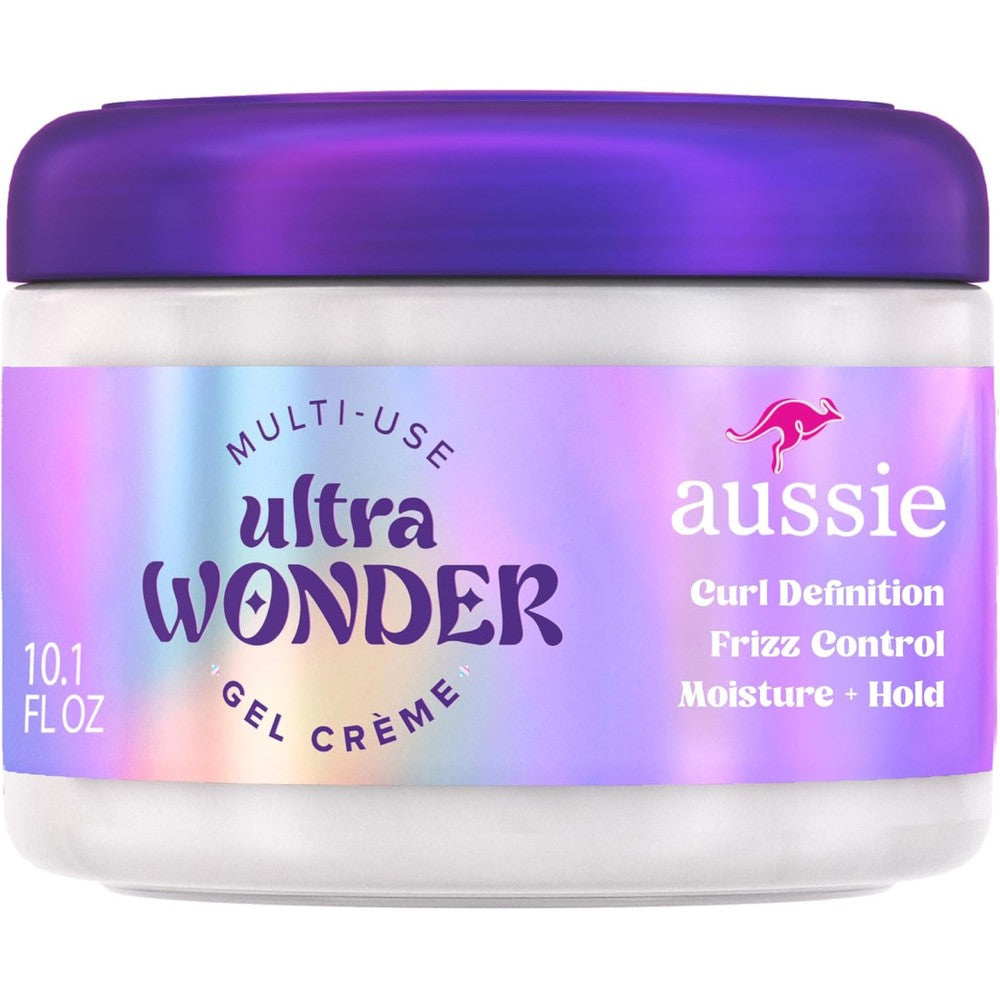 Aussie Ultra Wonder Gel CrÃ¨me 10.1 Ounce front view hair styling cream