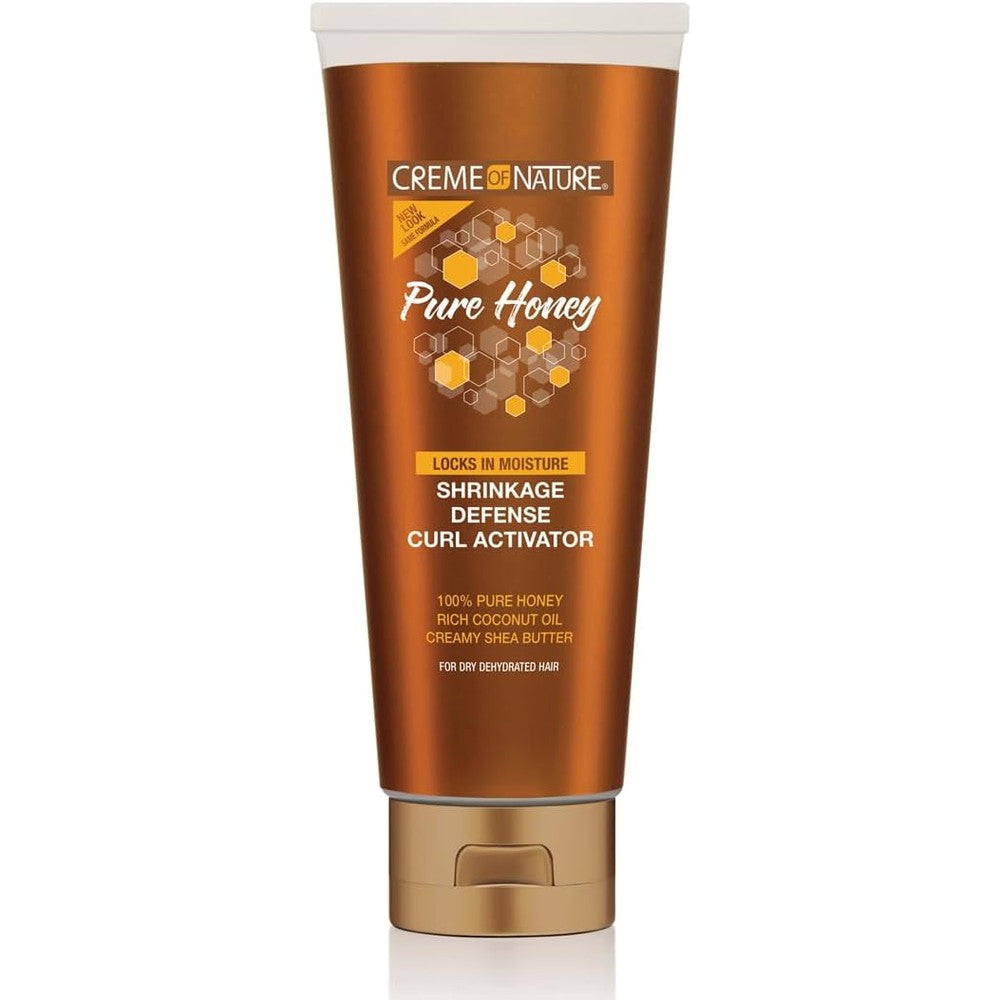 Creme of Nature Pure Honey Curl Activator front view bottle for curl definition
