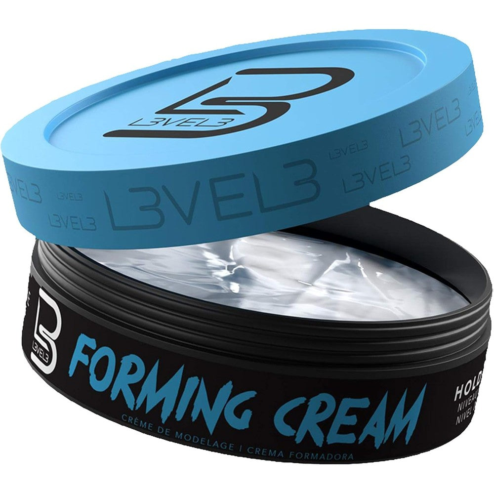 L3VEL3 Forming Cream front view of jar for natural hair styling volume