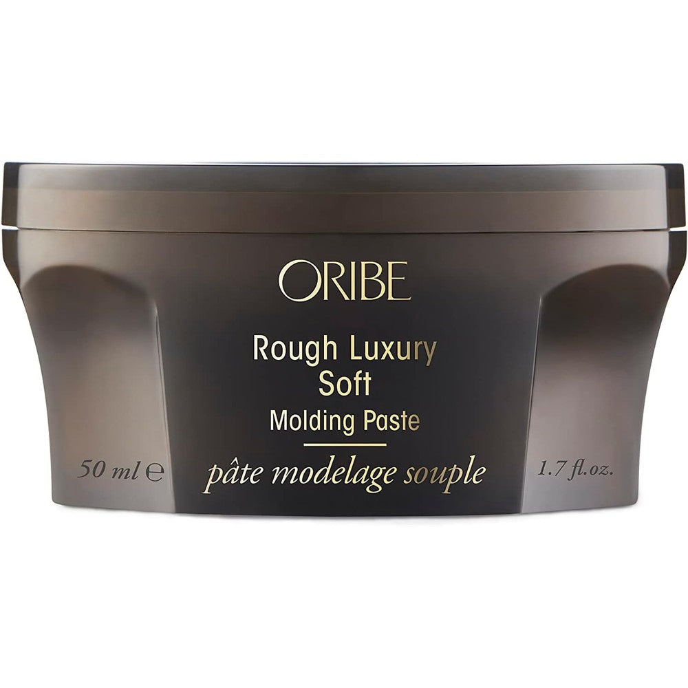 Oribe Rough Luxury Soft Molding Paste front view of premium luxury hair styling cream jar