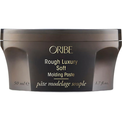 Oribe Rough Luxury Soft Molding Paste front view of premium luxury hair styling cream jar