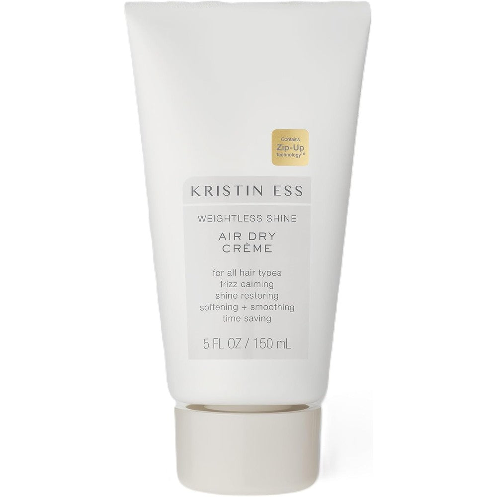 Kristin Ess Weightless Shine Air Dry Cream hair styling products for curly hair