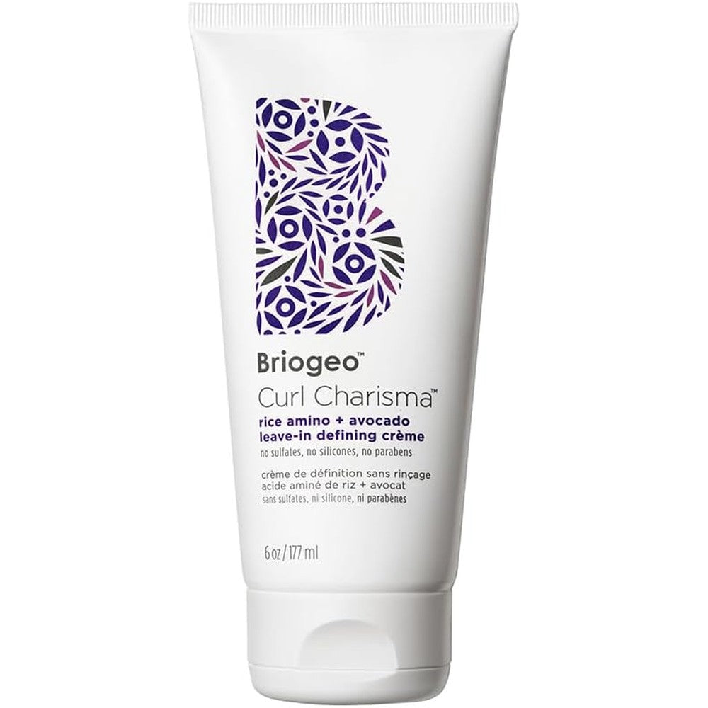 Briogeo Curl Charisma Leave In Defining Cream front view bottle for curly hair styling