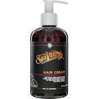 Suavecito Hair Cream front view pump bottle for men packaging