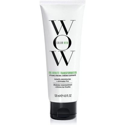 COLOR WOW One Minute Transformation Styling Cream 120ml tube front view showing branding