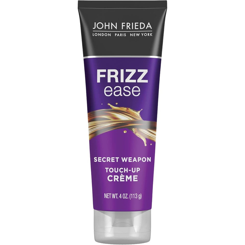 John Frieda Frizz Ease Secret Weapon Touch Up CrÃ¨me front view anti frizz styling cream packaging