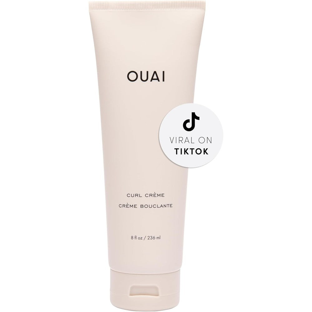 OUAI Curl Cream 8 oz tube for enhancing waves and coils with hydration