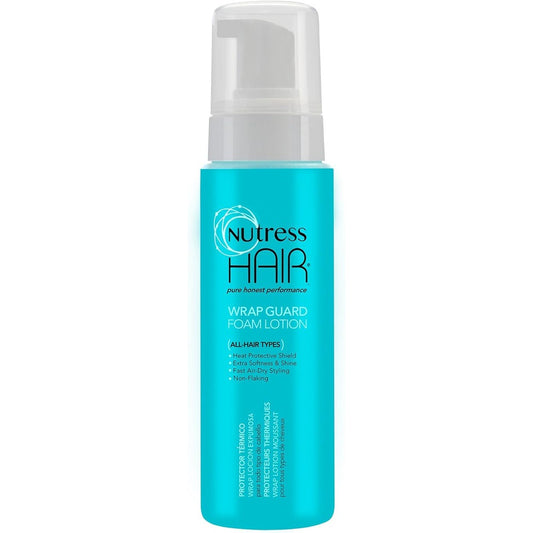 Nutress Foam Wrap Styling Lotion front view professional salon hair setting mousse