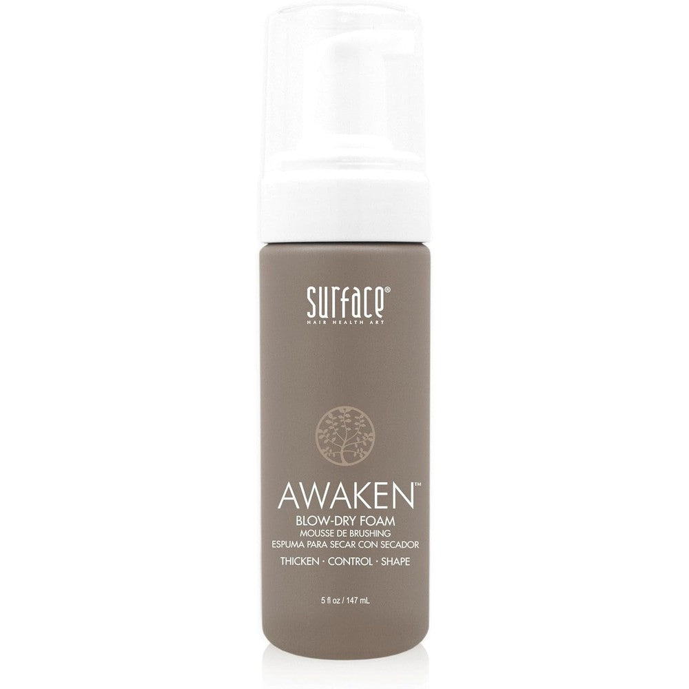 Surface Hair Awaken Thickening Blow Dry Foam front view for volumizing fine hair