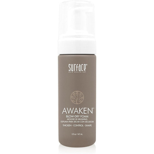 Surface Hair Awaken Thickening Blow Dry Foam front view for volumizing fine hair