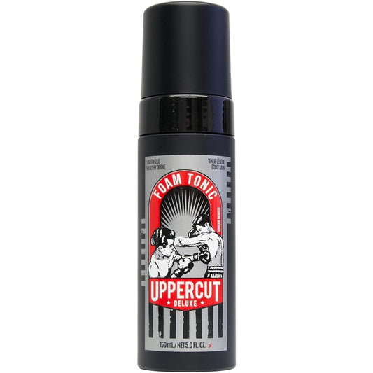 Uppercut Deluxe Styling Foam Tonic front view of 150ml bottle showing product label