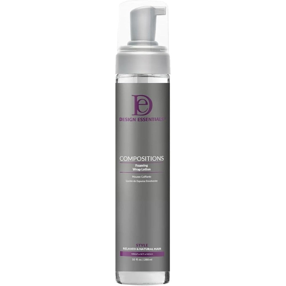 Design Essentials Compositions Foaming Wrap Lotion front view pump bottle