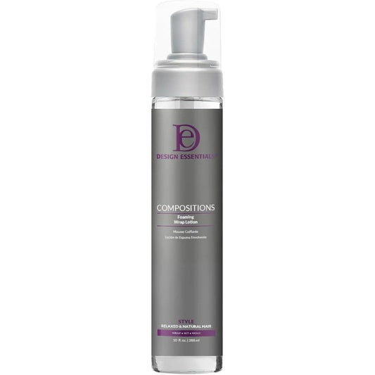 Design Essentials Compositions Foaming Wrap Lotion front view pump bottle