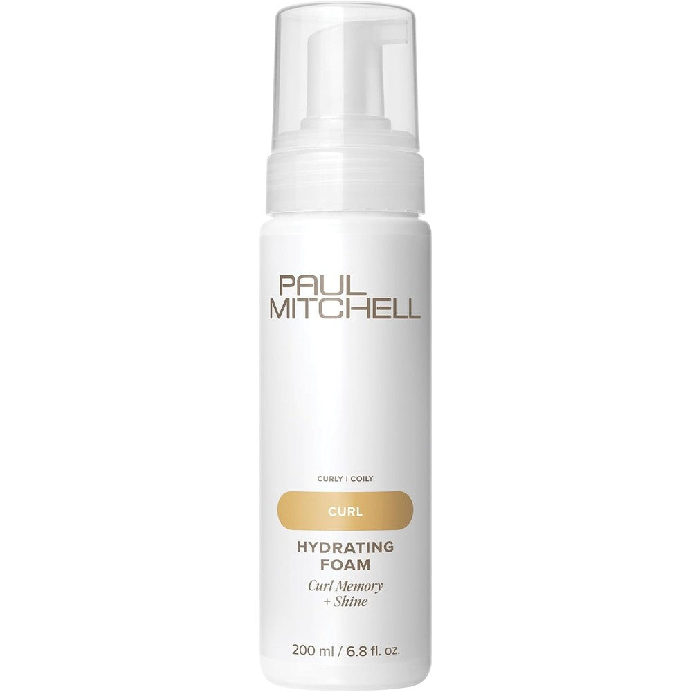 Paul Mitchell Hydrating Foam front view professional salon curly hair mousse bottle