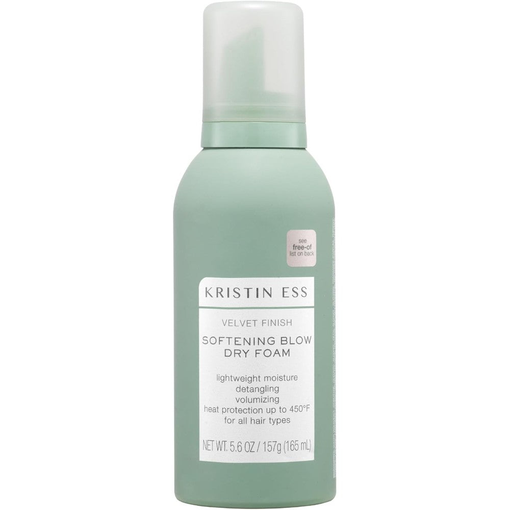 Kristin Ess Softening Blow Dry Foam bottle for heat protection and volume