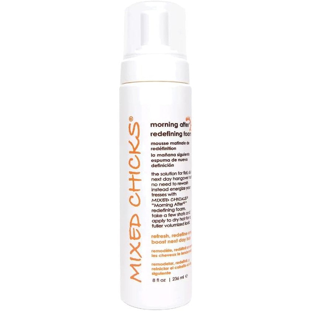 Mixed Chicks Morning After Redefining Hair Foam front view premium curl refresher mousse