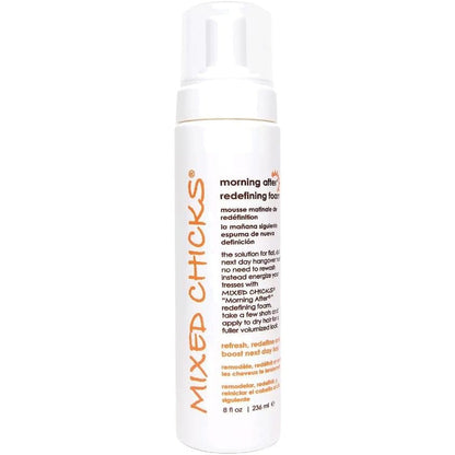 Mixed Chicks Morning After Redefining Hair Foam front view premium curl refresher mousse