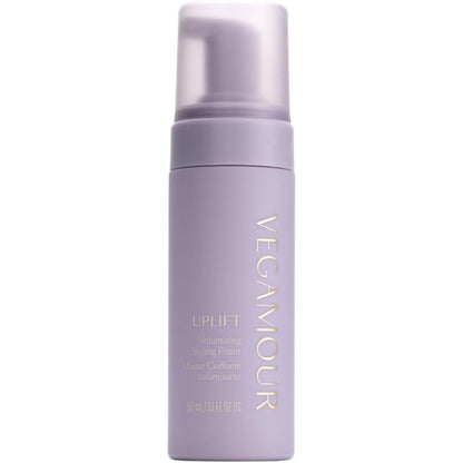 Vegamour Uplift Volumizing Styling Foam front view bottle for fine and thinning hair volume