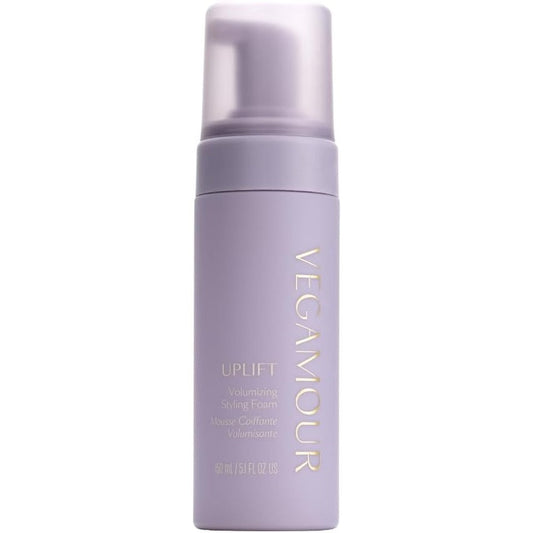 Vegamour Uplift Volumizing Styling Foam front view bottle for fine and thinning hair volume