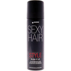SexyHair Style Blow It Up Volumizing Gel Foam five ounce bottle front view showcasing professional hair salon styling packaging.