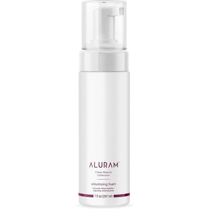 Aluram Coconut Water Volumizing Foam front view bottle for salon quality hair styling