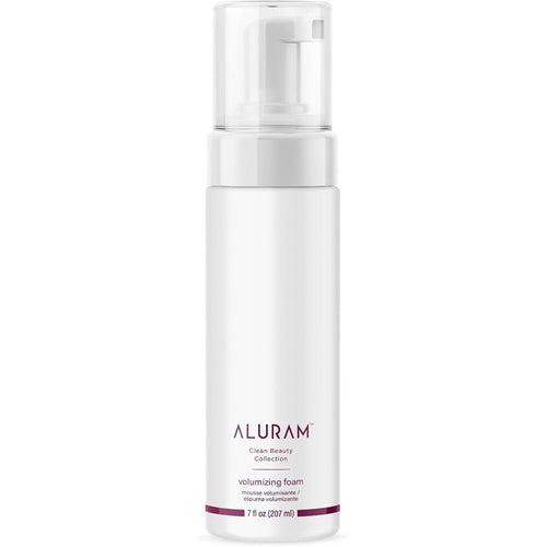 Aluram Coconut Water Volumizing Foam front view bottle for salon quality hair styling