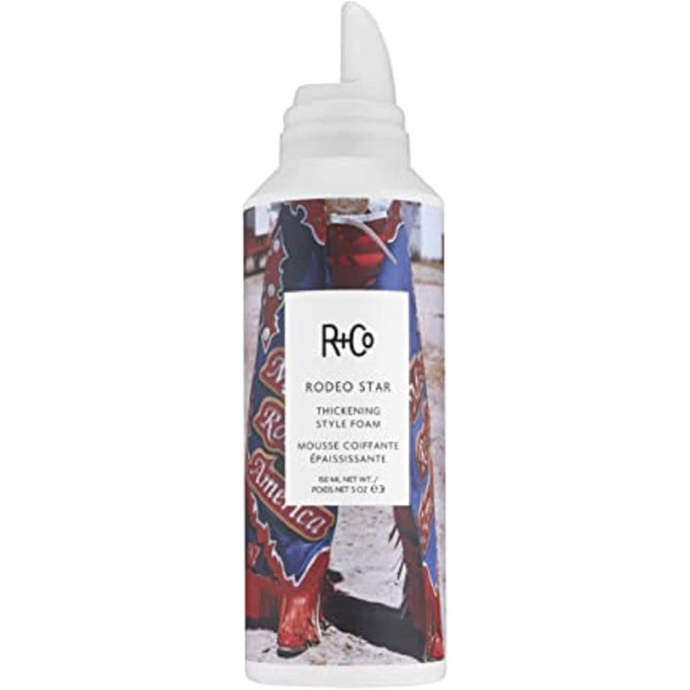 R+Co Rodeo Star Thickening Style Foam front view volumizing hair mousse