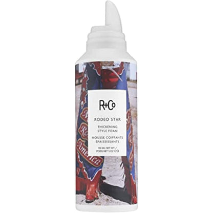 R+Co Rodeo Star Thickening Style Foam front view volumizing hair mousse
