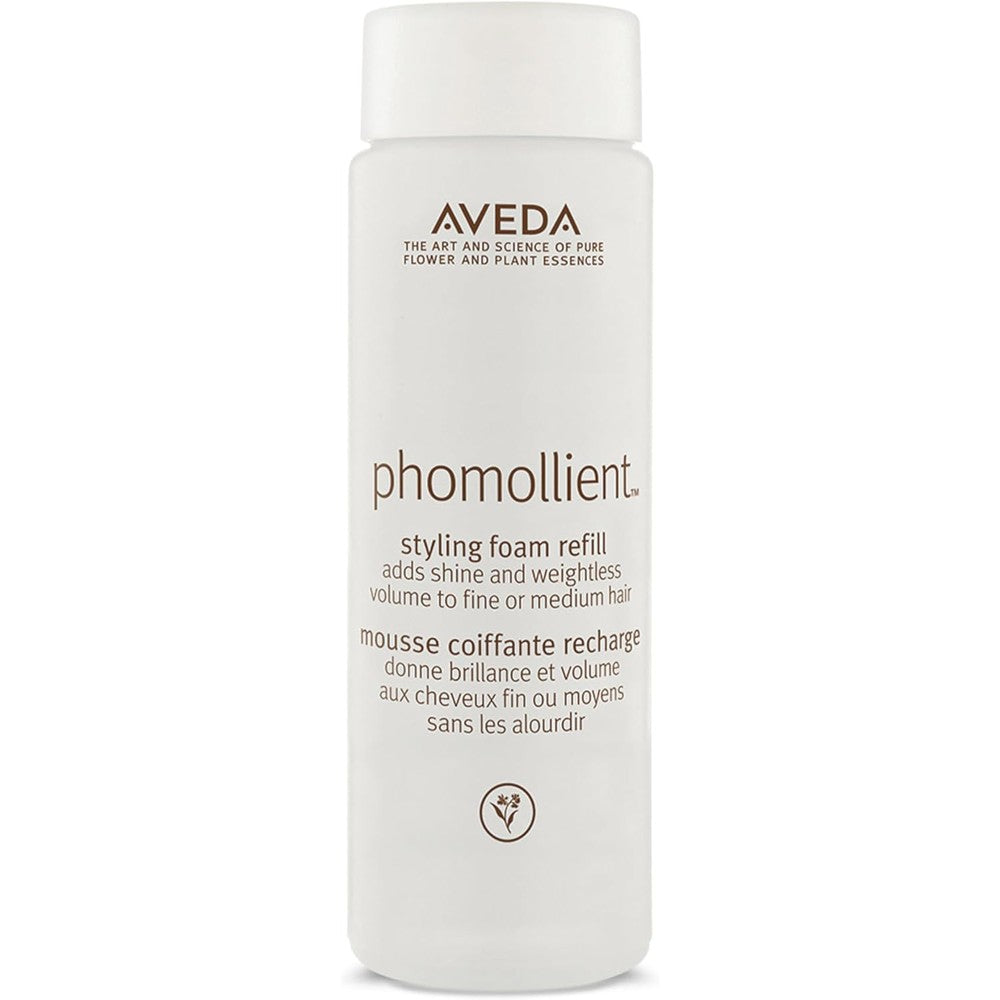 Aveda Phomollient Styling Foam front view of the 6.7 fluid ounce bottle on a solid background