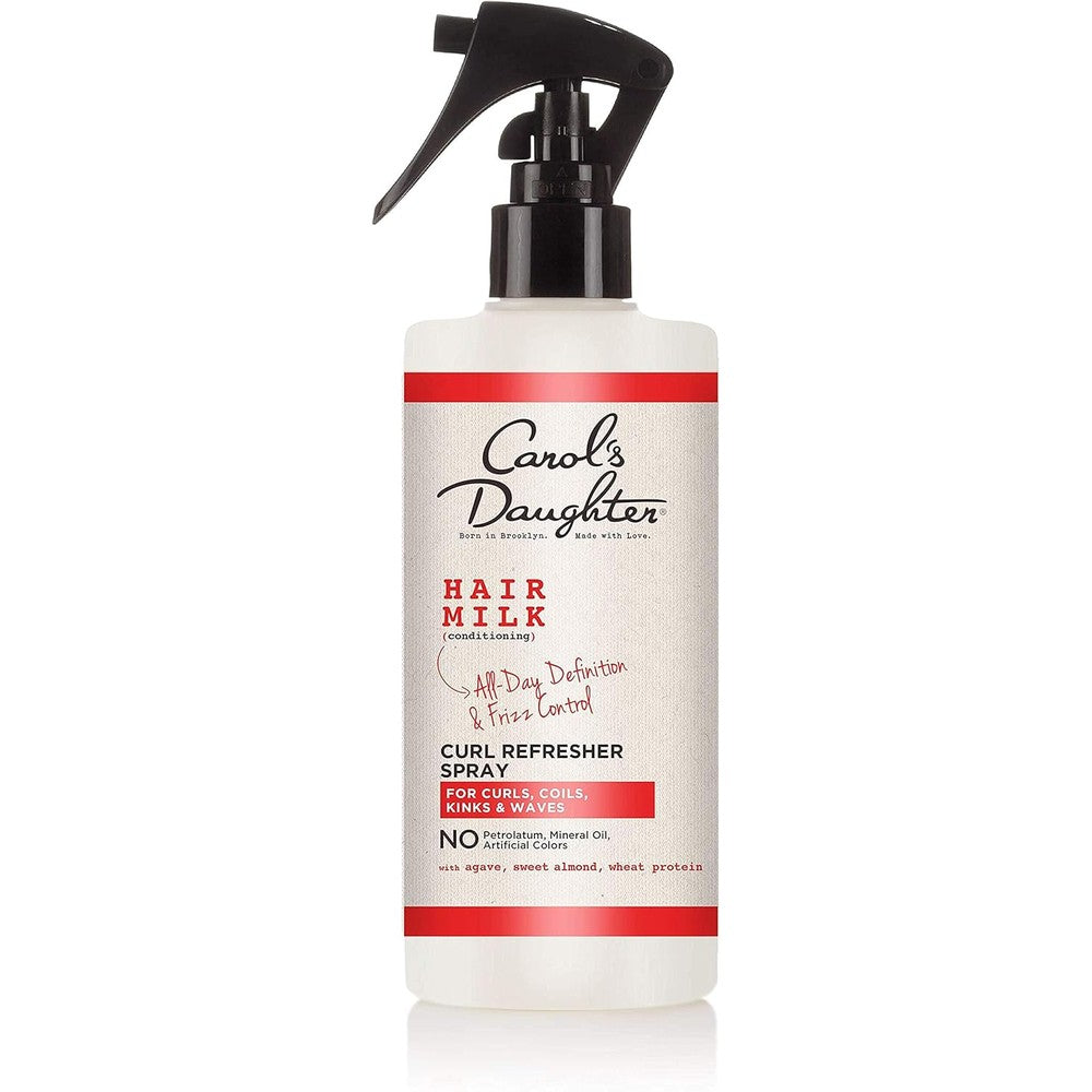 Carol's Daughter Hair Milk Curl Refresher Spray front view bottle for natural hair care