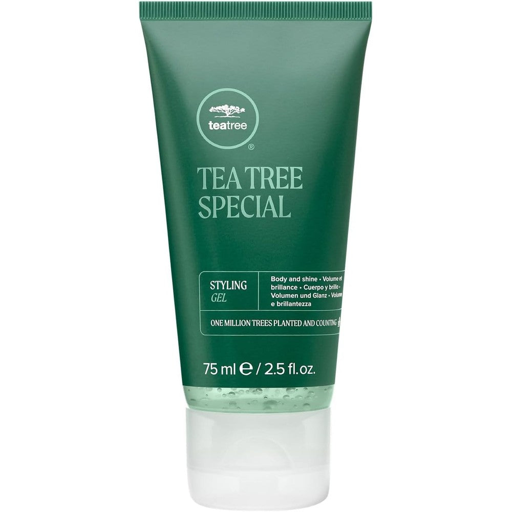 Paul Mitchell Tea Tree Styling Gel front view tube on a clean background