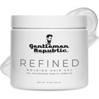 Gentlemen Republic Refined Hair Gel front view tub for men's strong hold styling