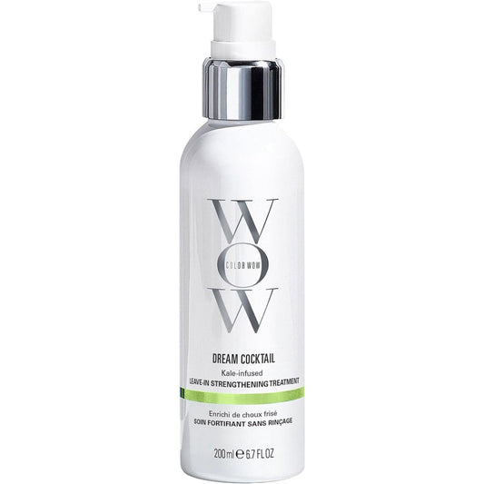 Color Wow Dream Cocktail Kale Infused bottle front view for hair strengthening treatment