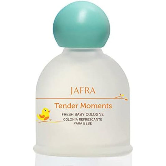 Jafra Tender Moments Fresh Baby Cologne front view authentic USA imported baby fragrance bottle