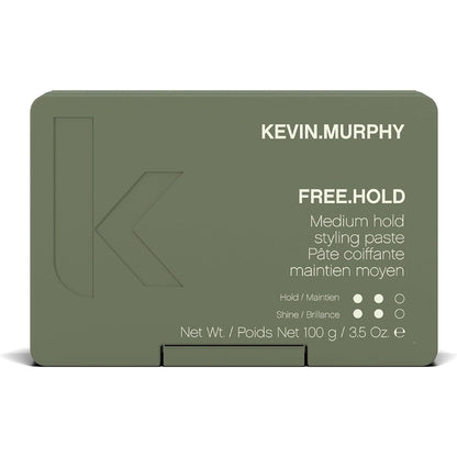 Kevin Murphy Free Hold styling paste 100g front view olive green packaging