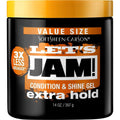 SoftSheen Carson Dark and Lovely Let's Jam Extra Hold Gel front view professional hair styling tub