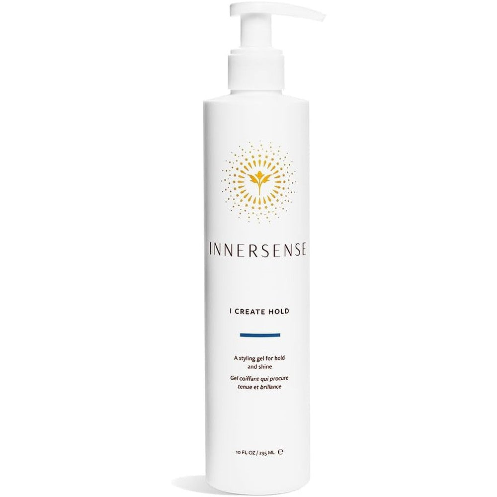 Innersense Organic Beauty I Create Hold Styling Gel front view bottles for curly hair styling