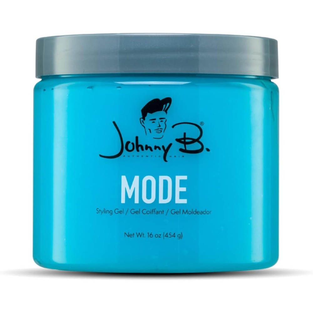Johnny B Mode Professional Hair Styling Gel front view jar