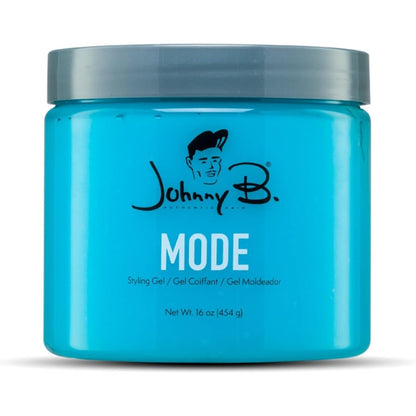 Johnny B Mode Professional Hair Styling Gel front view jar