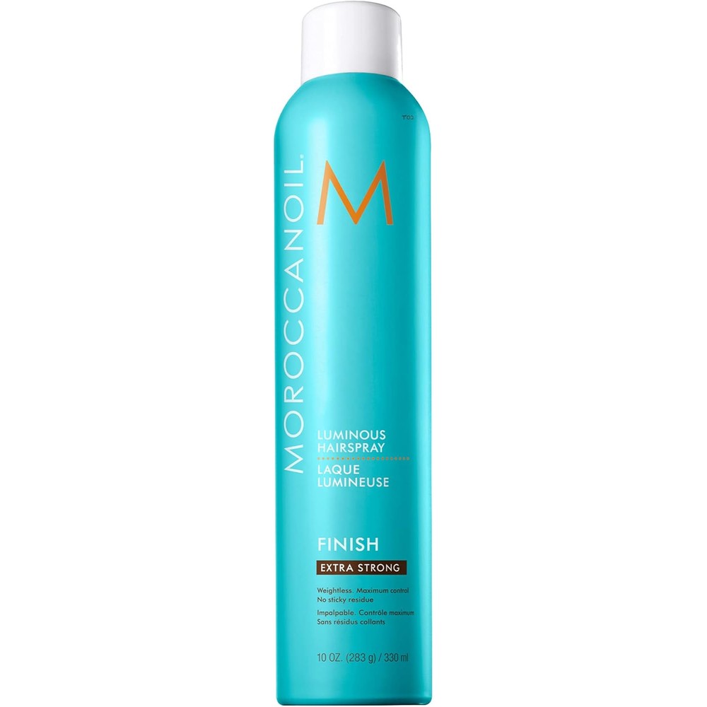 Moroccanoil Luminous Hairspray Extra Strong front view salon hairspray