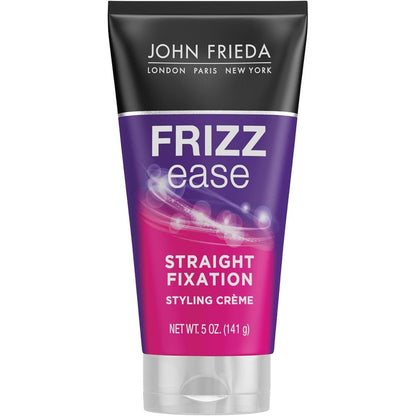 John Frieda Frizz Ease Straight Fixation Styling CrÃ¨me 5 Ounce front view of the tube.