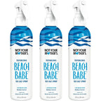 Not Your Mother's Beach Babe Sea Salt Spray 3-pack front view for texturizing hair styling