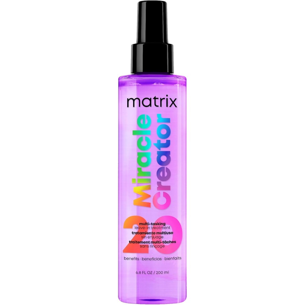 Matrix Miracle Creator Leave In Conditioner Spray front view product bottle for heat protection