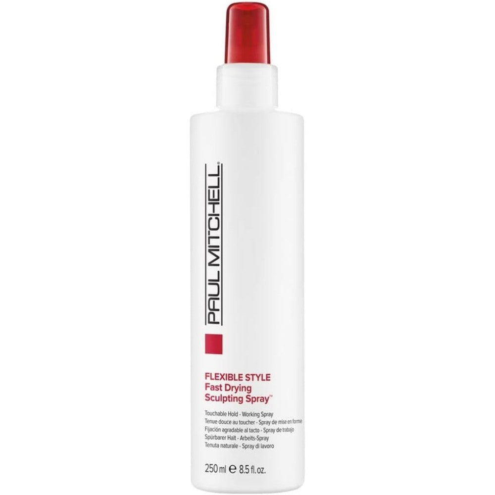 Paul Mitchell Fast Drying Sculpting Spray front view bottle for salon styling