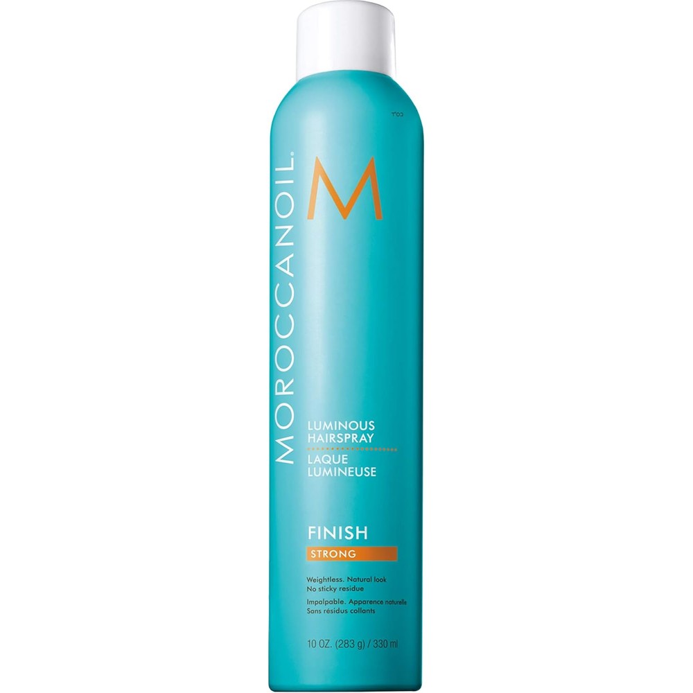 Moroccanoil Luminous Hairspray Strong 330ml front view professional styling spray