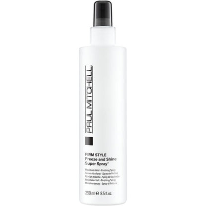 Paul Mitchell Freeze and Shine Super Hairspray front view bottle