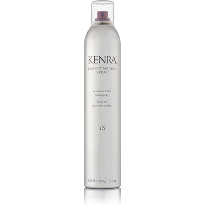 Kenra Professional Perfect Medium Spray 13 front view salon hairspray canister